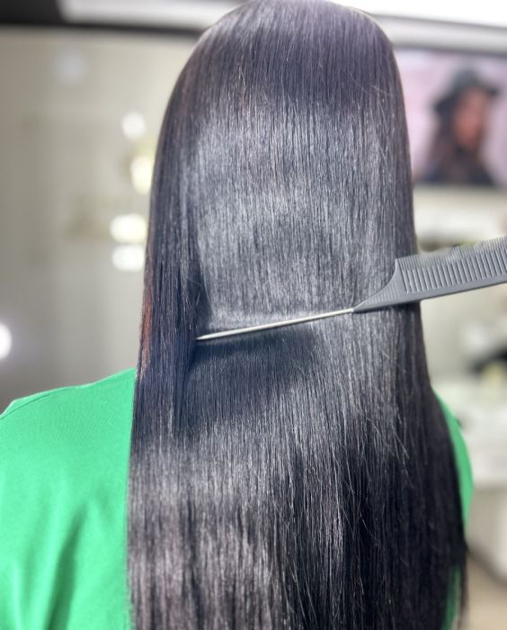 Кератиновое выпрямление волос в Донецке keratin7